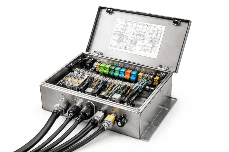 Common Box Gamsetter Box and Cable Assemblies Universal Voltage Silver Box
