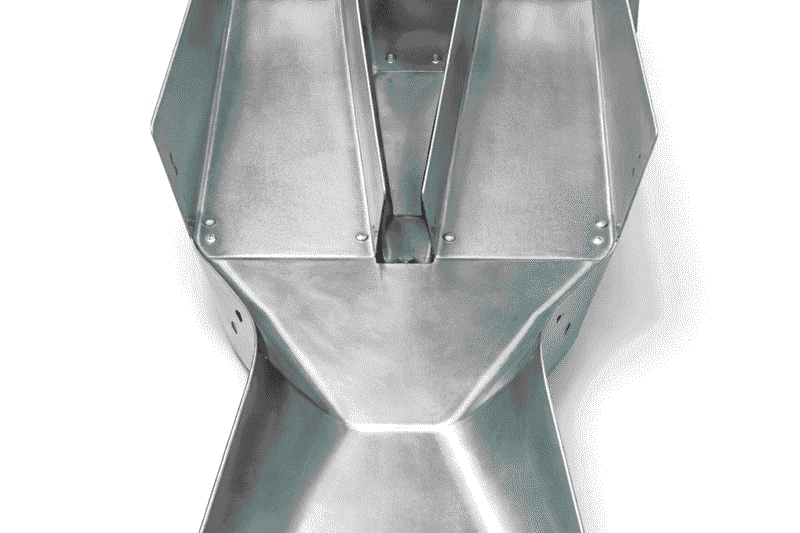 Dual Feed Overflow Chute